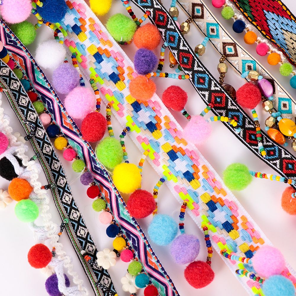 1yard Bohemia Tassel Lace Trim - Tassel Fringe Trim บทวิจารณ์และราคา