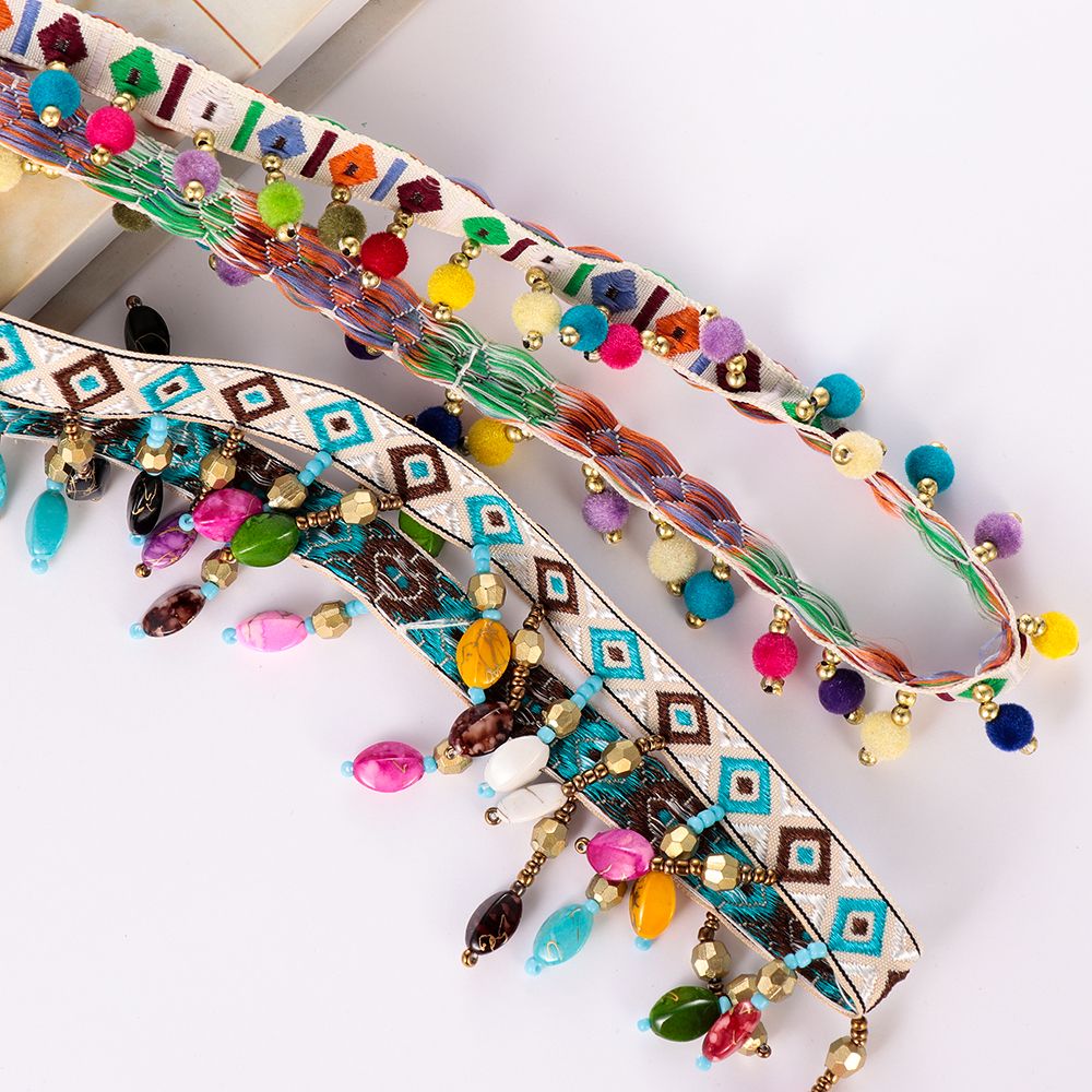 1yard Bohemia Tassel Lace Trim - Tassel Fringe Trim บทวิจารณ์และราคา