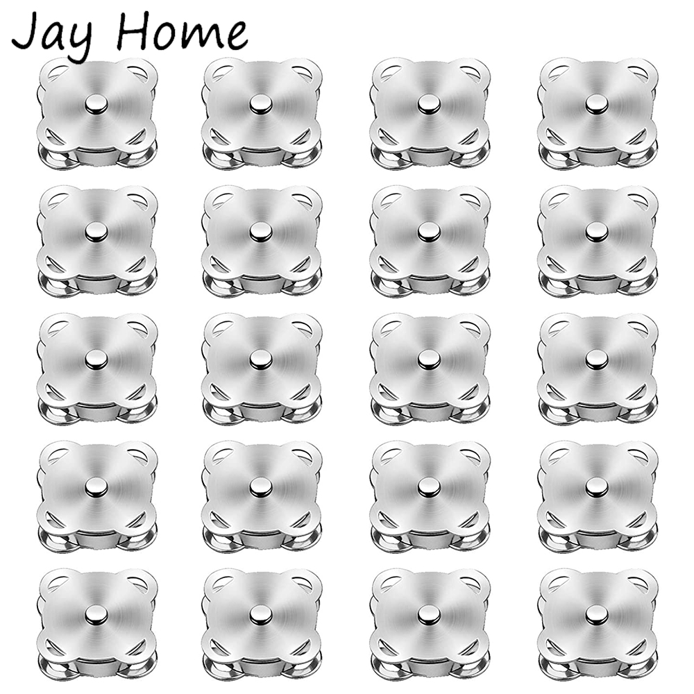 20 Sets Magnetic Button Metal  - Iron On Stud Set บทวิจารณ์และราคา