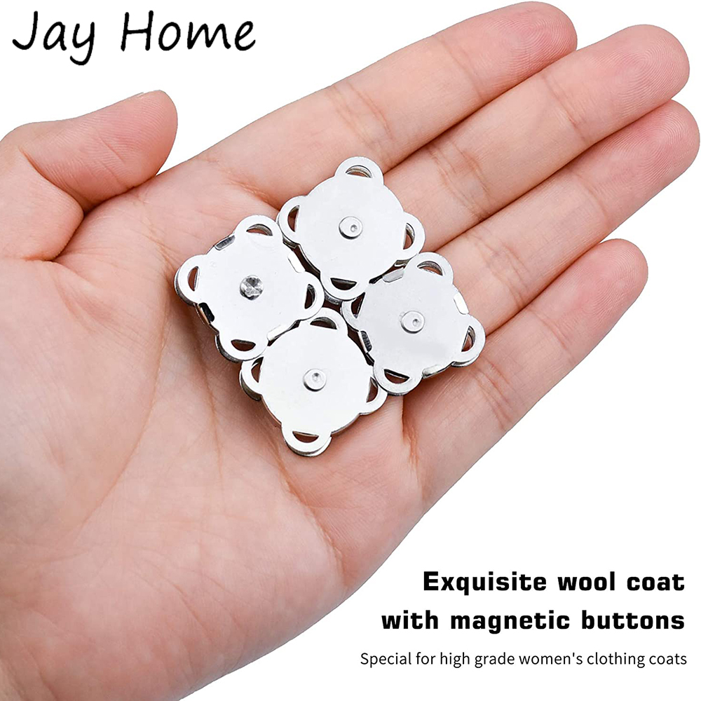 20 Sets Magnetic Button Metal  - Iron On Stud Set บทวิจารณ์และราคา