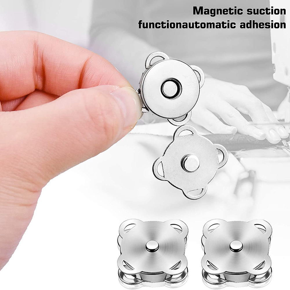 20 Sets Magnetic Button Metal  - Iron On Stud Set บทวิจารณ์และราคา
