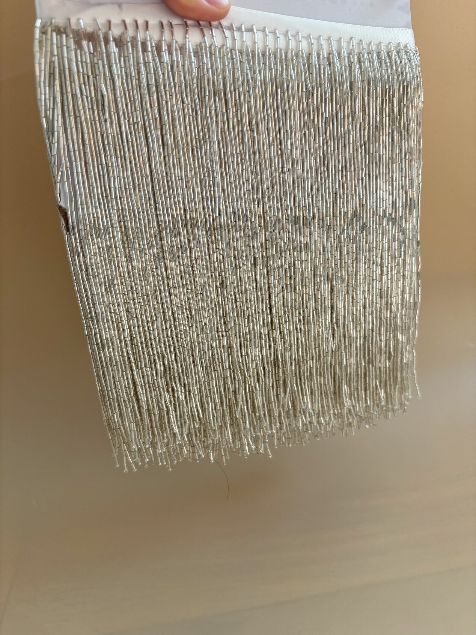Silver Bead Fringe Trim For Ha - Beaded Trim Fringe บทวิจารณ์และราคา