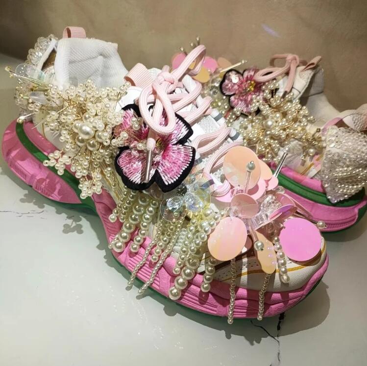 Princess style Pearl Beadings  - Tassel Fringe Trim บทวิจารณ์และราคา