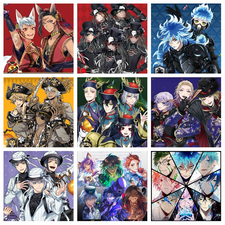 Twisted-Wonderland Anime Diamo - Embroidery Embellishments บทวิจารณ์และราคา