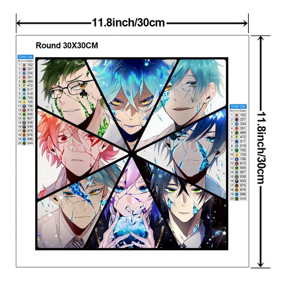 Twisted-Wonderland Anime Diamo - Embroidery Embellishments บทวิจารณ์และราคา