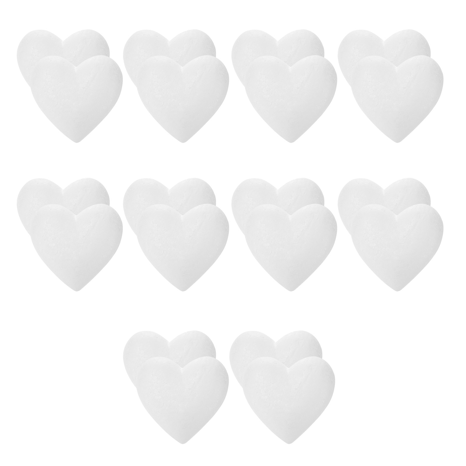 20Pcs Smooth Foam Heart Balls  - Christmas Craft Embellishment บทวิจารณ์และราคา