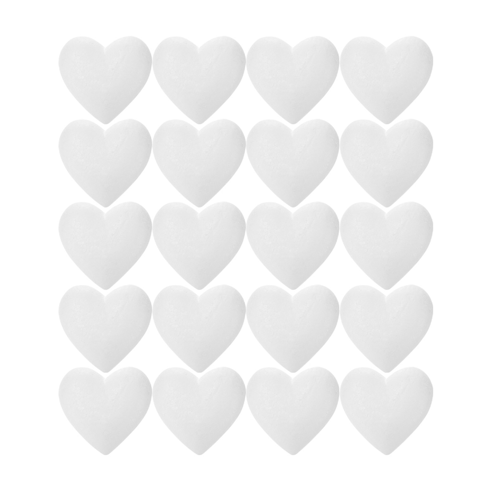20Pcs Smooth Foam Heart Balls  - Christmas Craft Embellishment บทวิจารณ์และราคา