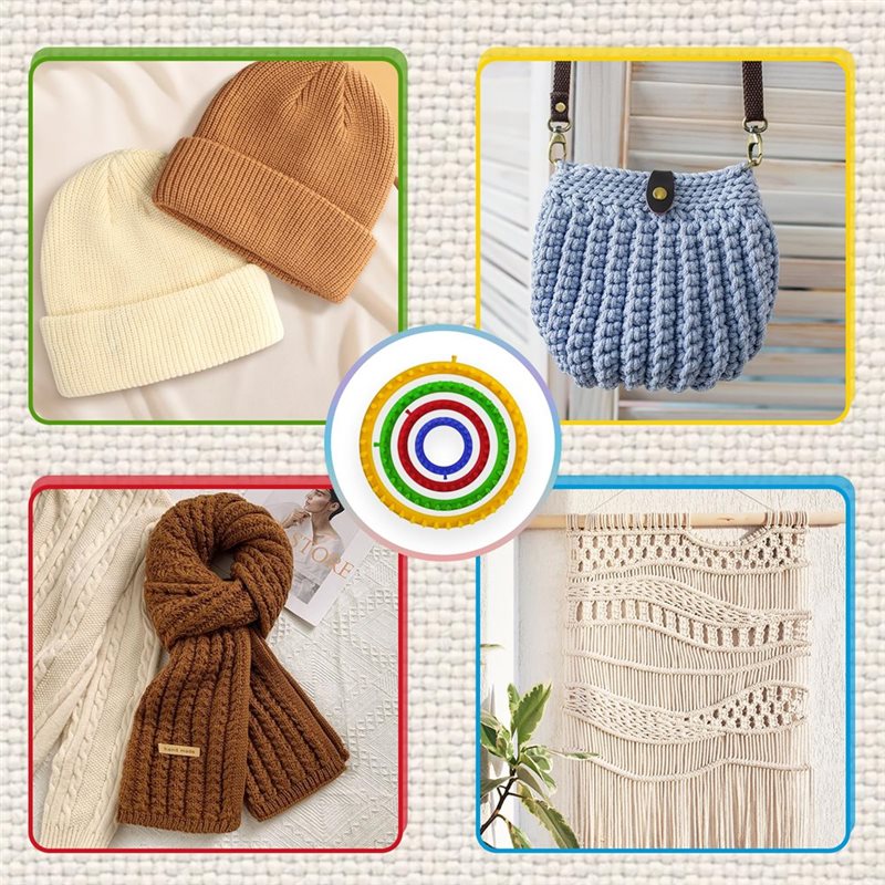 Round Knitting Loom For Hats S - Pom Pom Maker Tool บทวิจารณ์และราคา