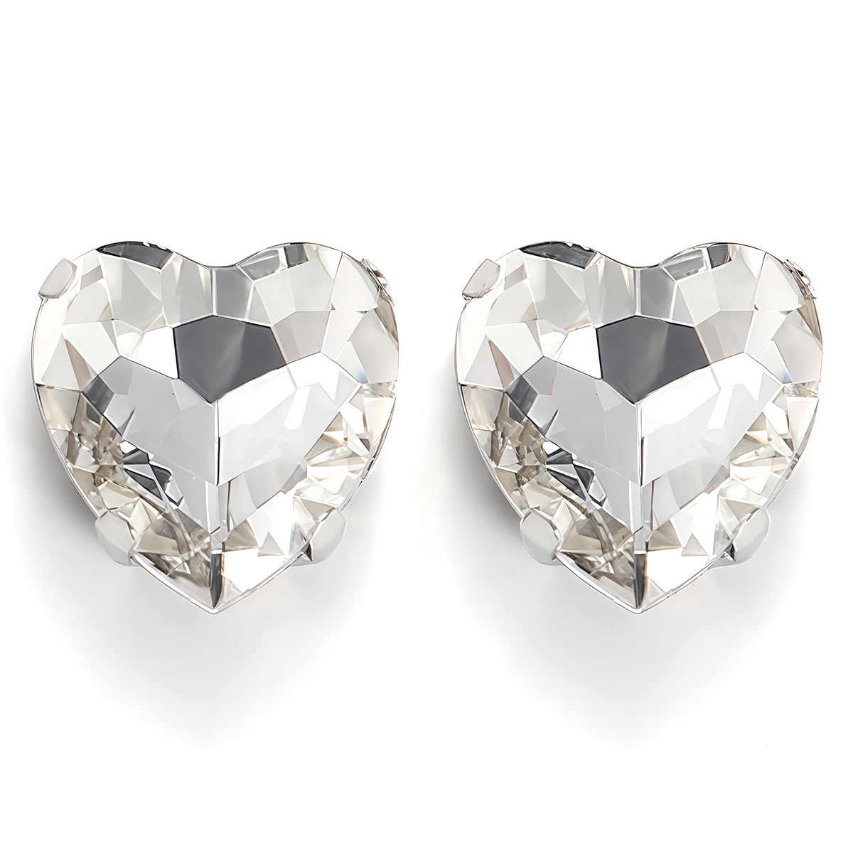 Heart Shape Glass Rhinestones  - Sew On Rhinestone บทวิจารณ์และราคา