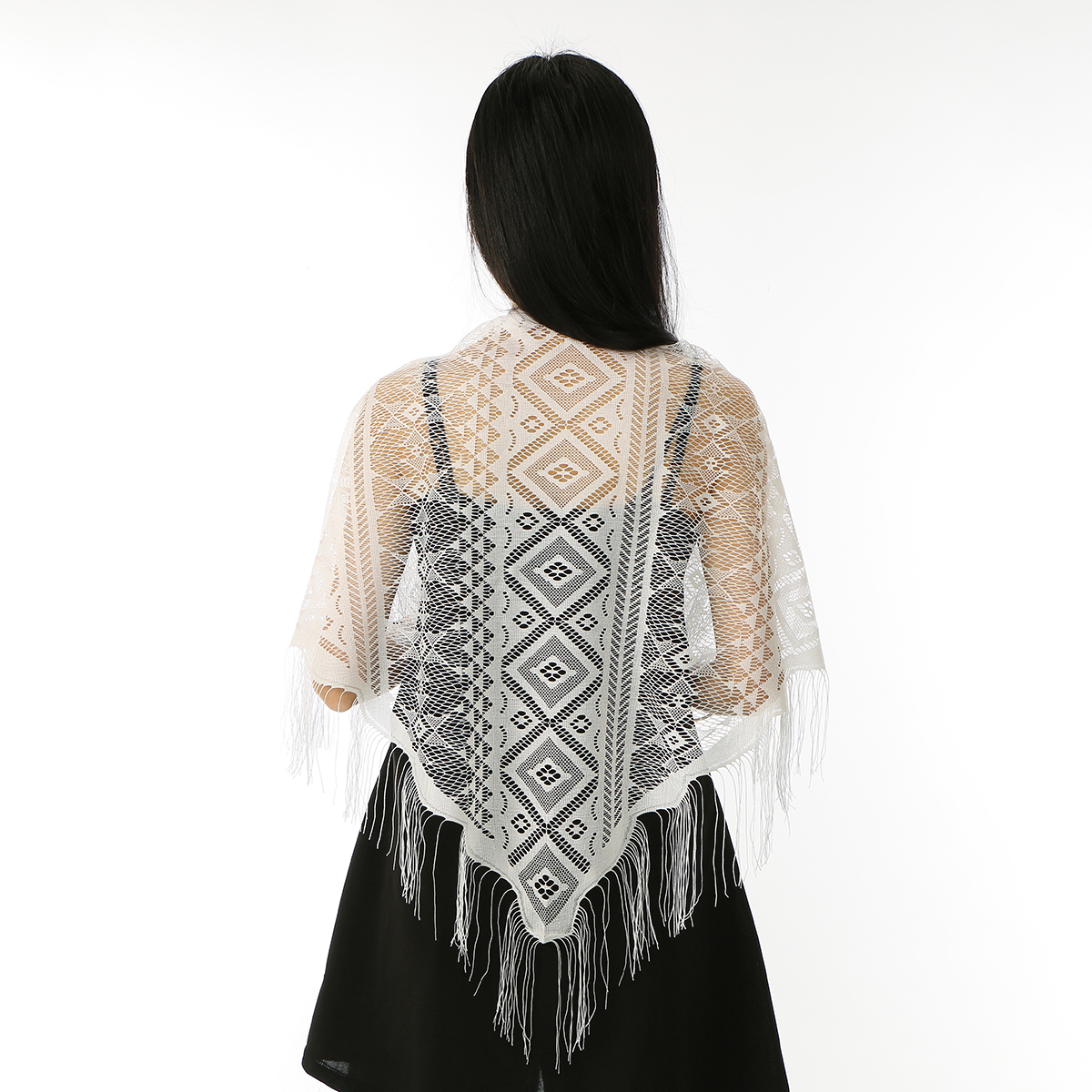 Fashion Lace Embroidery Triang - Tassel Fringe Trim บทวิจารณ์และราคา