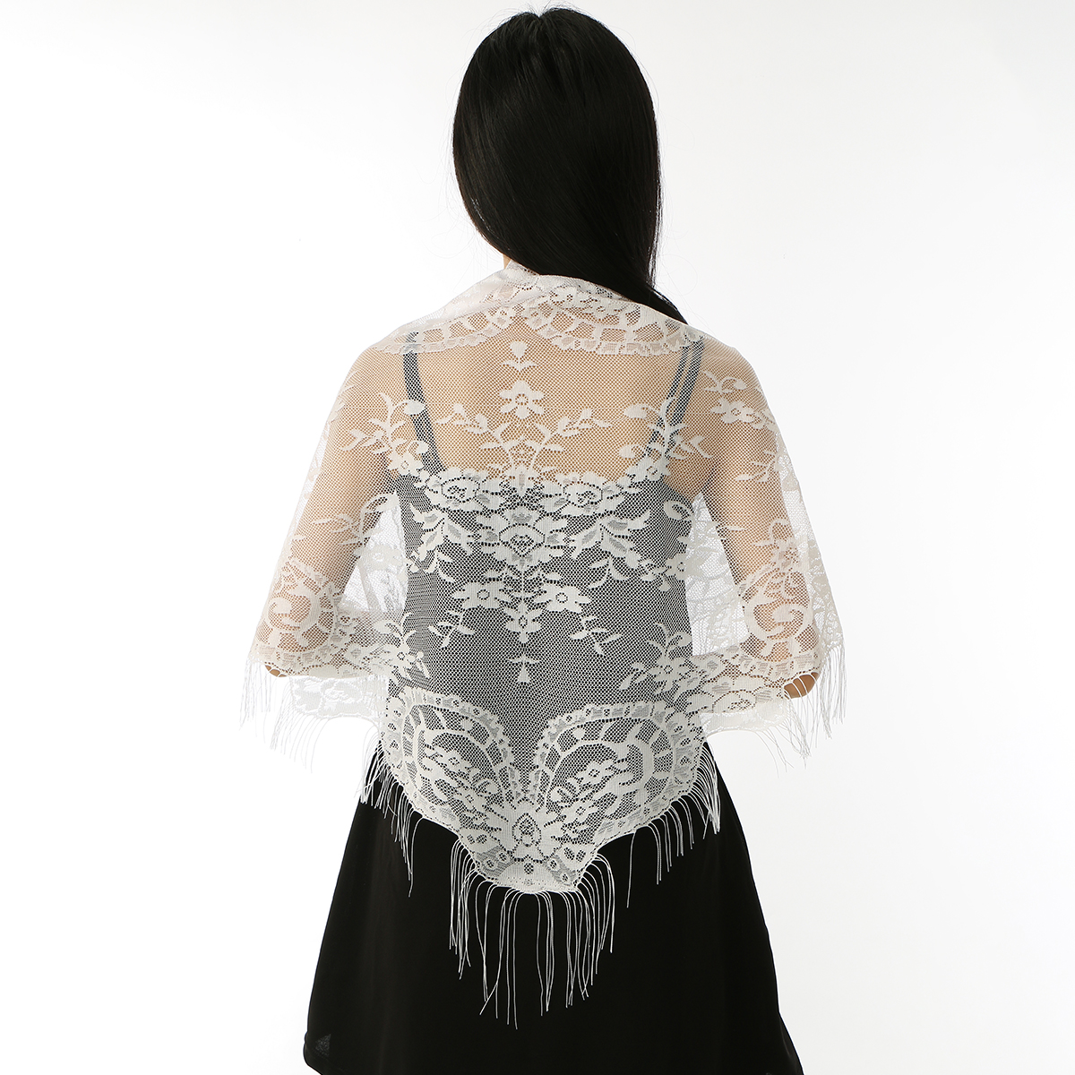 Fashion Lace Embroidery Triang - Tassel Fringe Trim บทวิจารณ์และราคา
