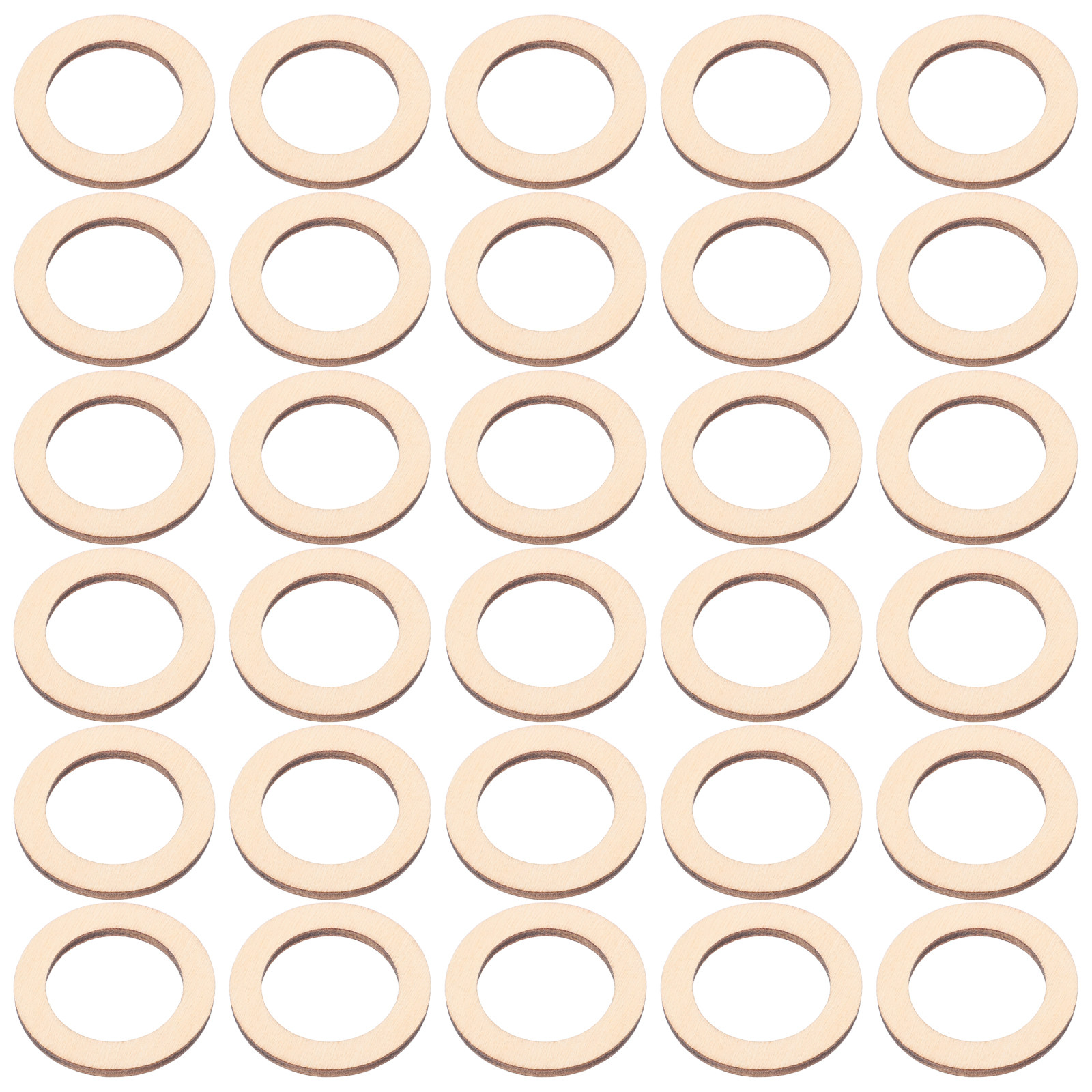 100Pcs Round Wooden Embellishm - Christmas Craft Embellishment บทวิจารณ์และราคา