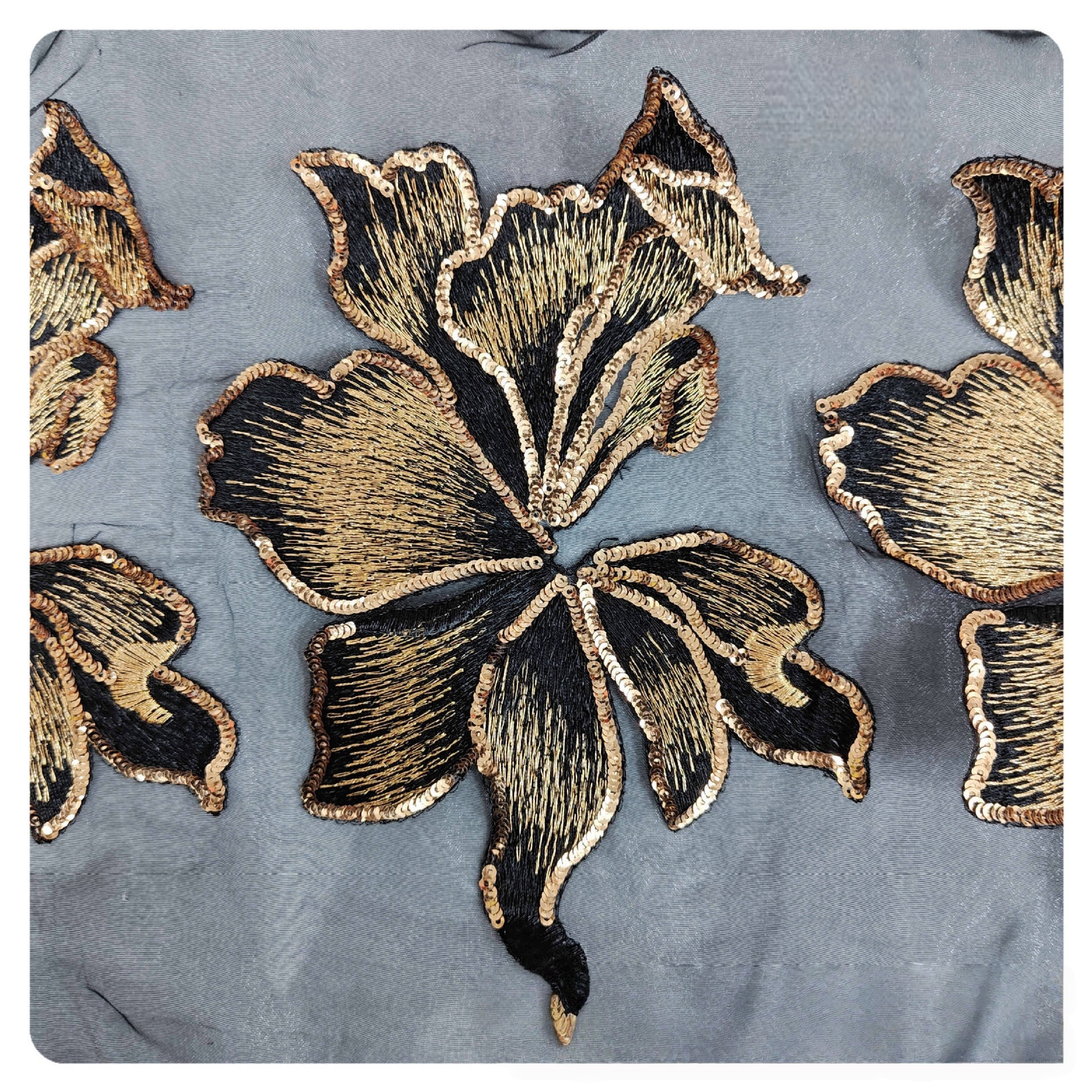 Organza Embroidery Applique Pa - Embellish Craft บทวิจารณ์และราคา