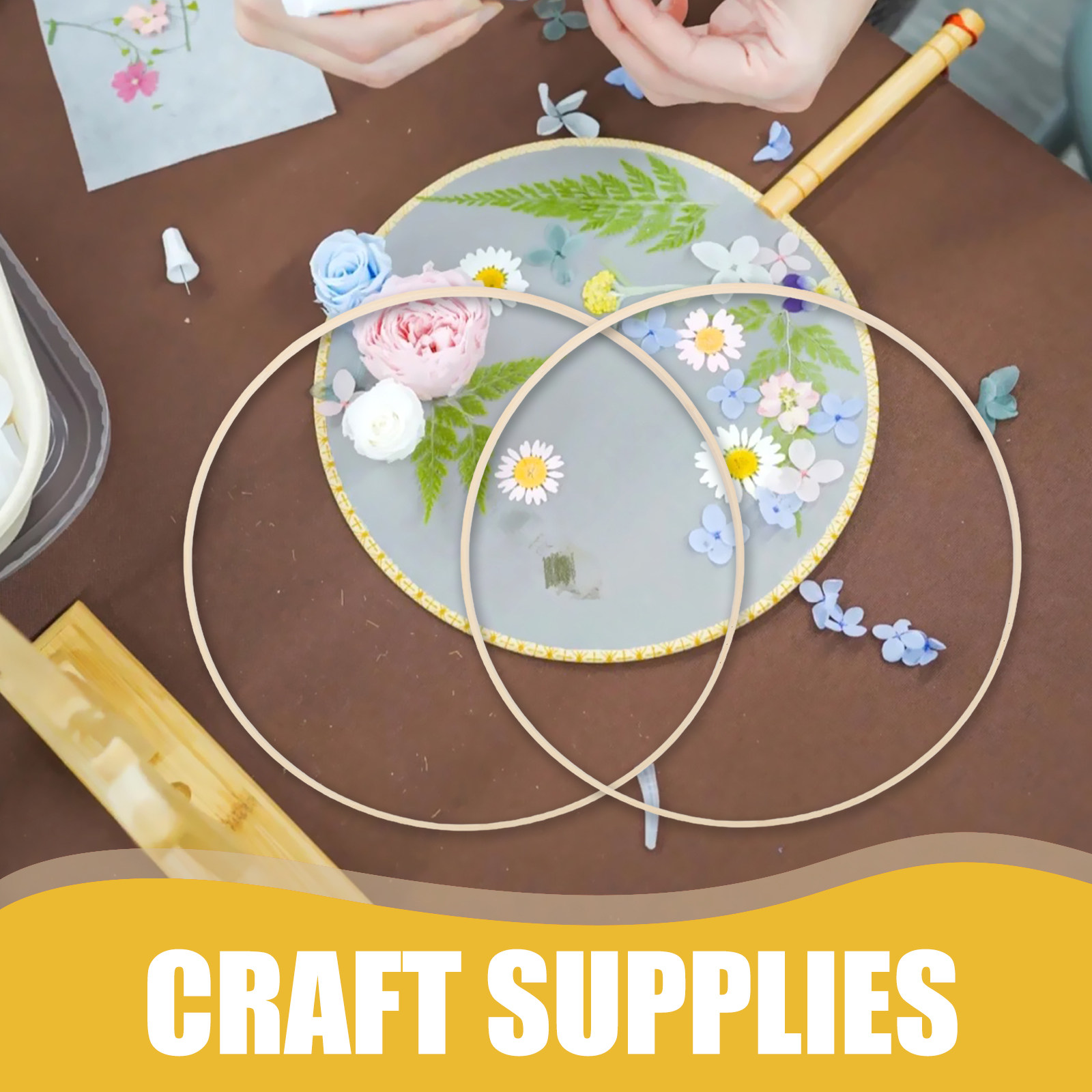 10 Pcs Craft Supplies for Wrea - Embroidery Craft บทวิจารณ์และราคา