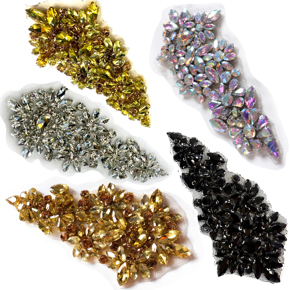 HelluyerDc gold,champgane,silv - Sew On Rhinestone บทวิจารณ์และราคา