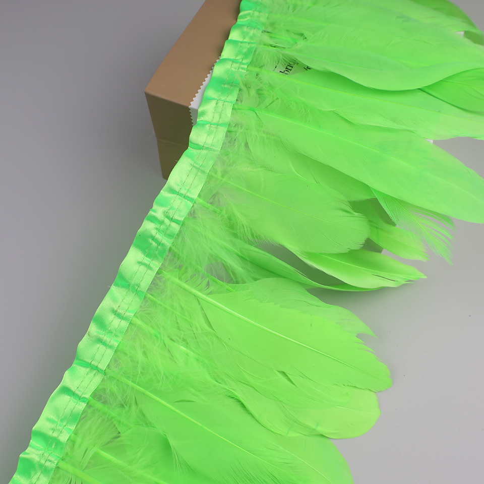 10Meters Goose Feathers on Tap - Feather Trim Marabou บทวิจารณ์และราคา