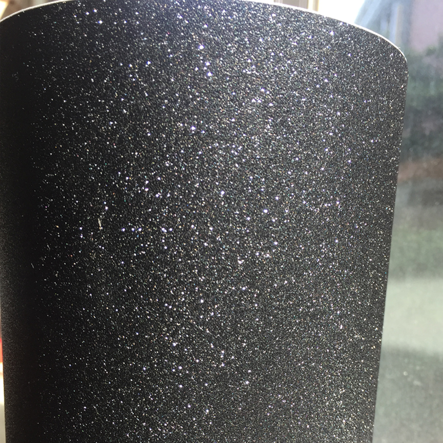 50CM*300CM black Glitter Diamo - Glitter Vinyl Roll บทวิจารณ์และราคา
