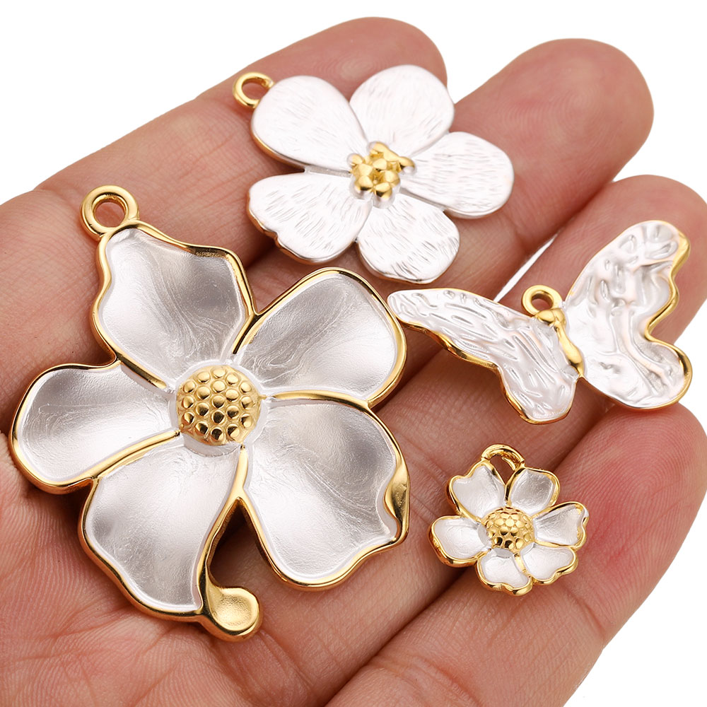 4PCS Stainless Steel White Cha - Embellishment Crafts บทวิจารณ์และราคา