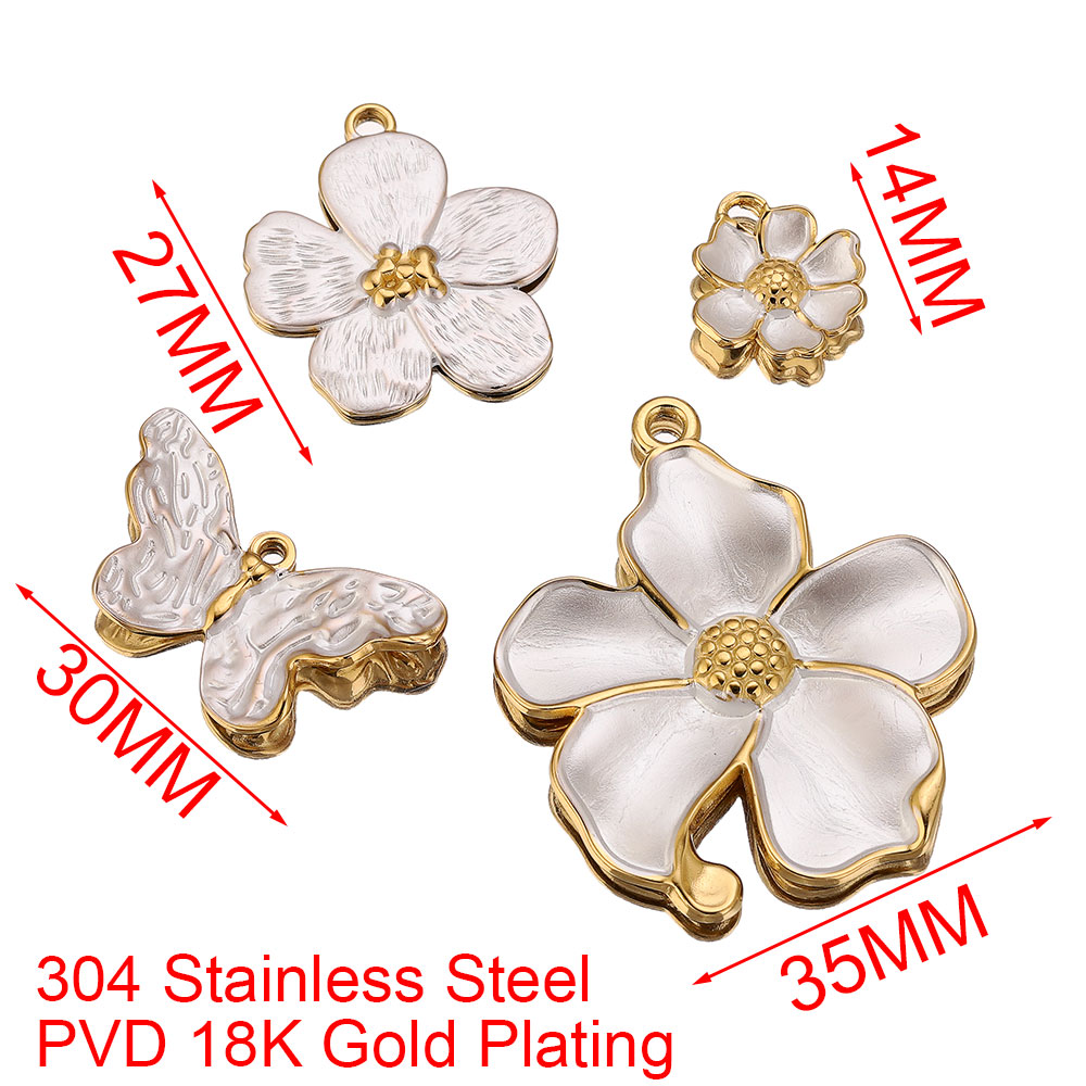 4PCS Stainless Steel White Cha - Embellishment Crafts บทวิจารณ์และราคา
