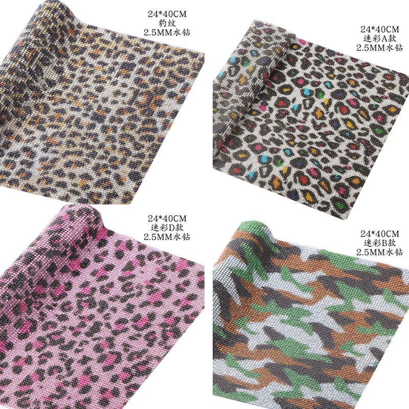 hotfix leopard bling rhineston - Hotfix Rhinestone Sheet บทวิจารณ์และราคา