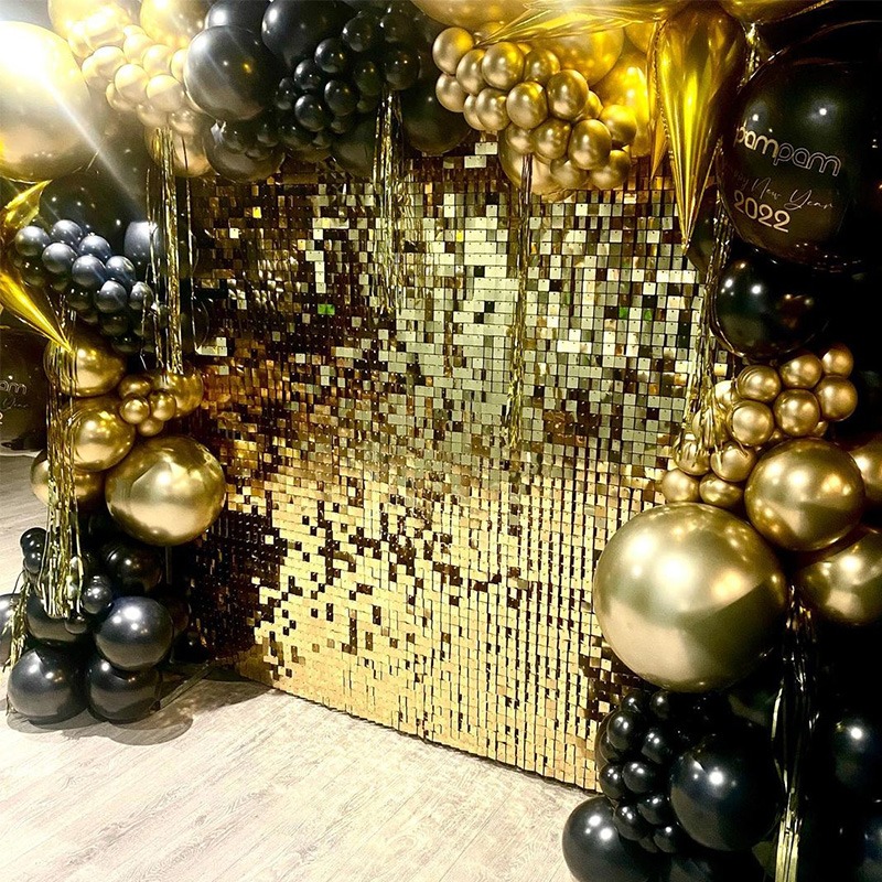 12/16/18/24PCS Shimmer Wall Ba - Sequin Fabric Panel บทวิจารณ์และราคา
