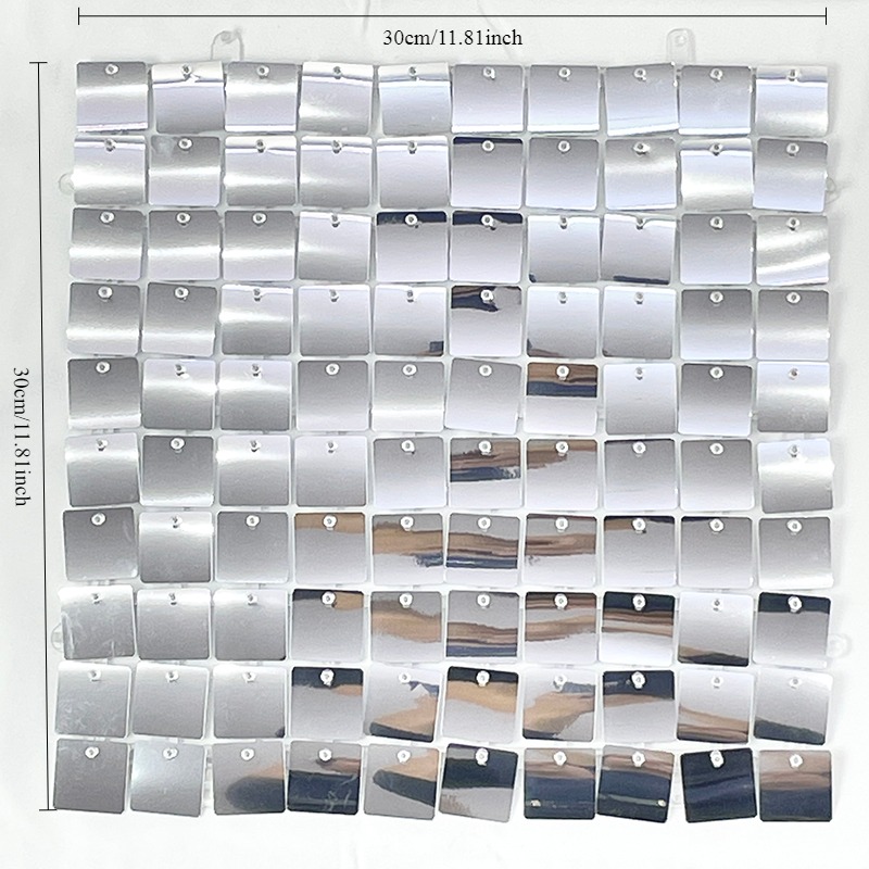 12/16/18/24PCS Shimmer Wall Ba - Sequin Fabric Panel บทวิจารณ์และราคา