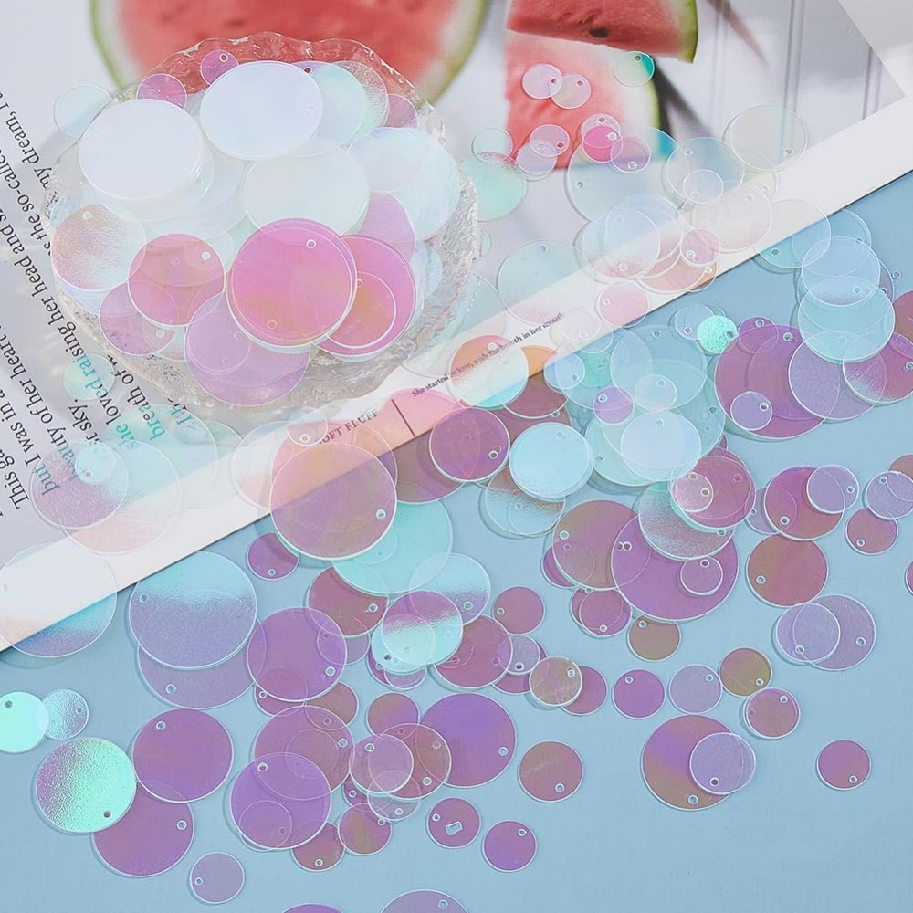 1800Pcs 6 Sizes Loose Sequin F - Embroidery Craft บทวิจารณ์และราคา