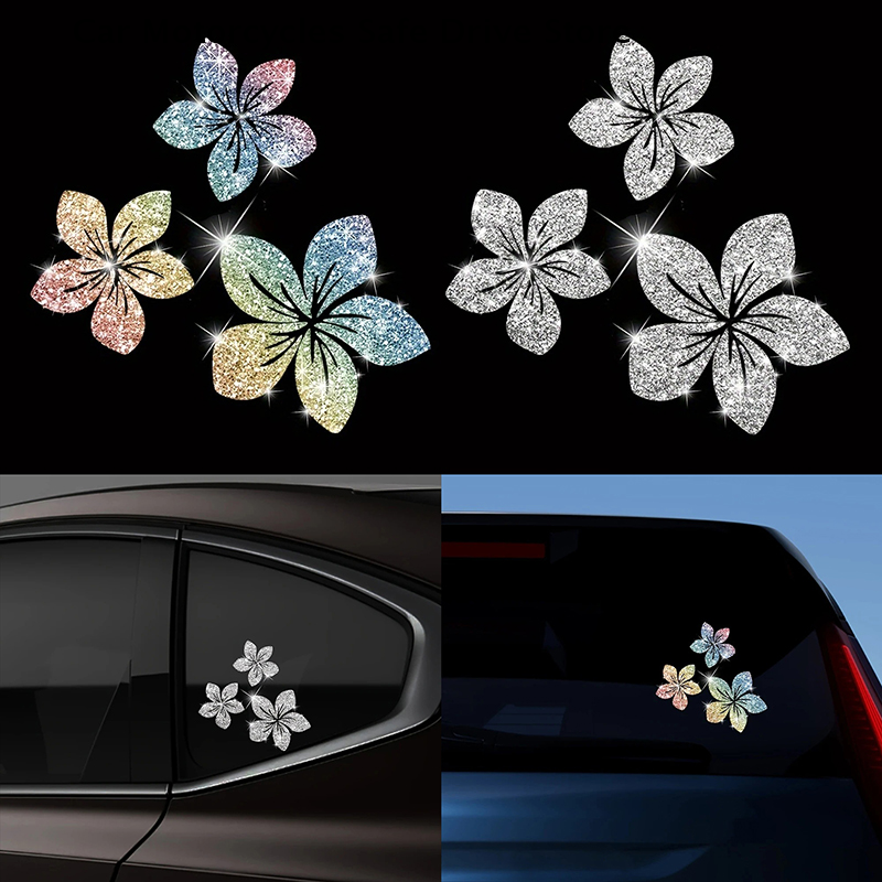 Floral Glitter Decorative Car  - Glitter Vinyl Roll บทวิจารณ์และราคา