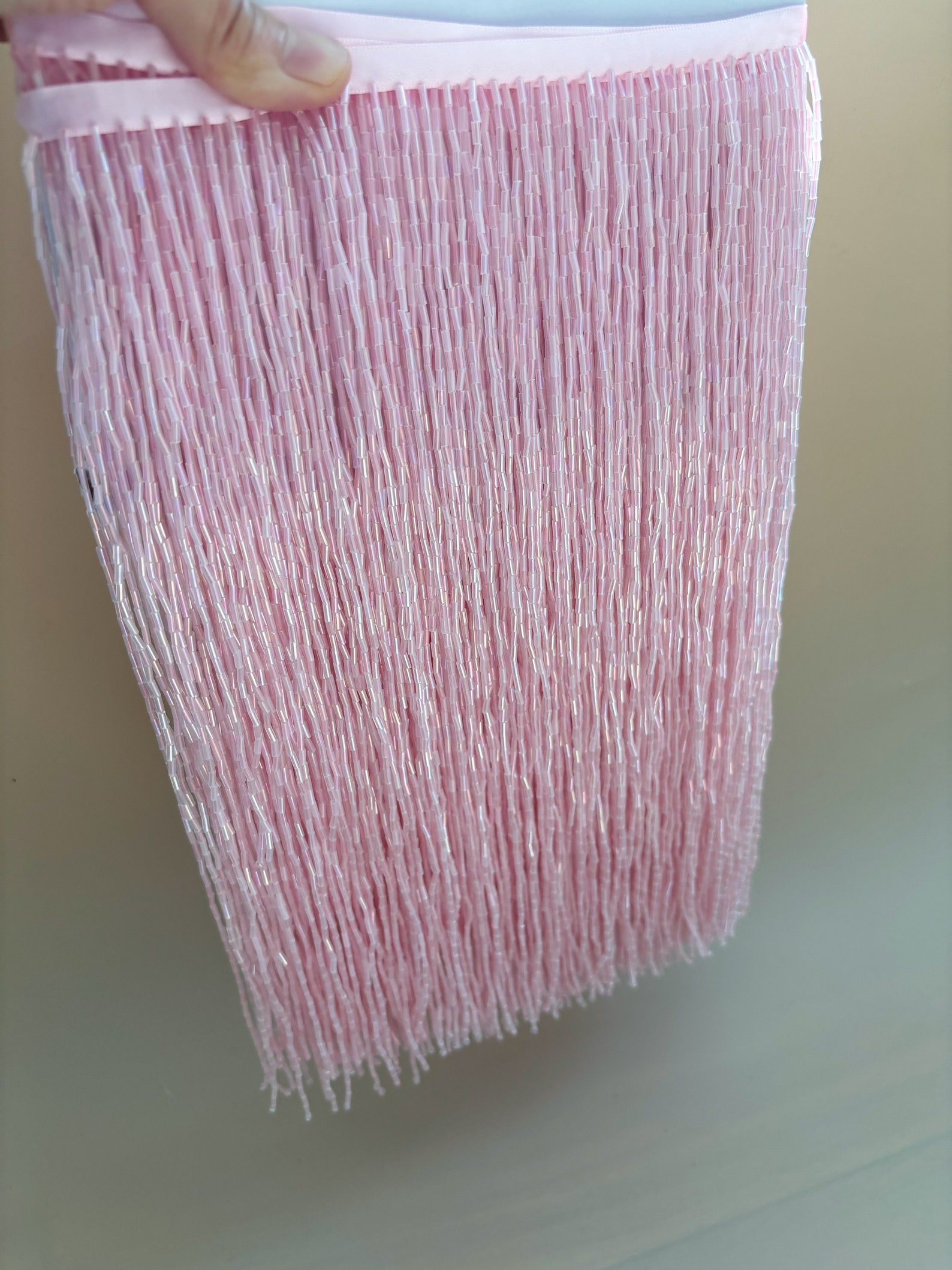 1 Yard 30cm Wide Heavy Bead Fr - Beaded Trim Fringe บทวิจารณ์และราคา
