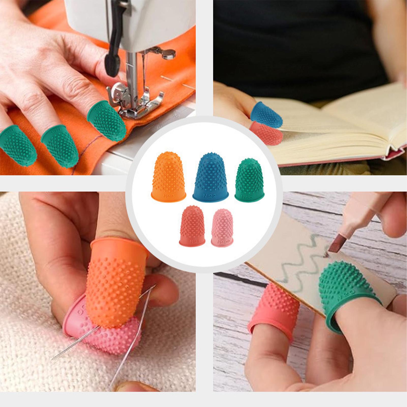 Finger Grips Rubber Reusable P - Embroidery Craft บทวิจารณ์และราคา