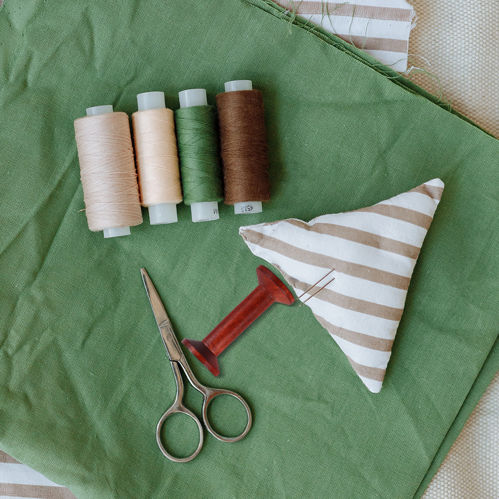 6Pcs Wooden Empty Spools for C - Embroidery Craft บทวิจารณ์และราคา