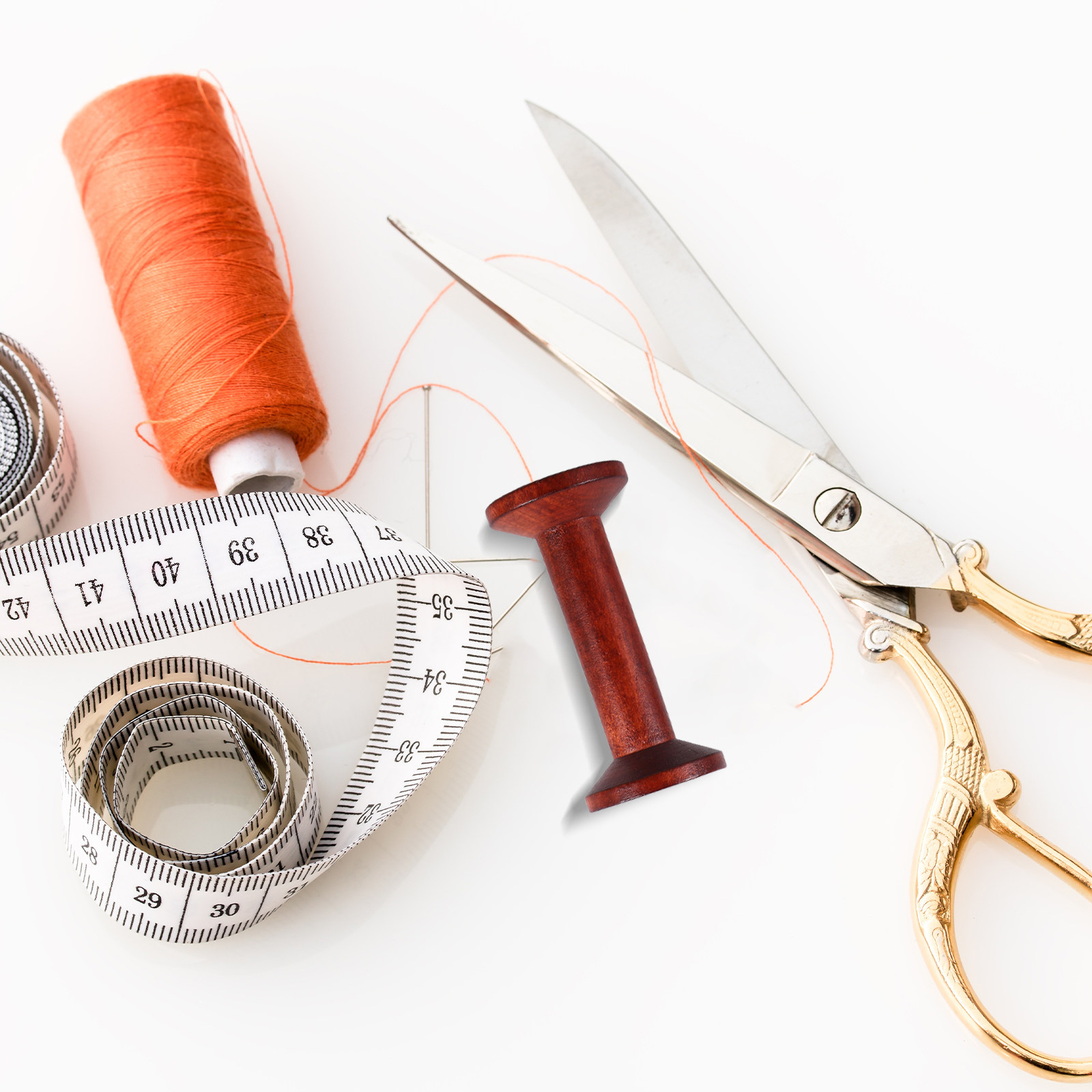 6Pcs Wooden Empty Spools for C - Embroidery Craft บทวิจารณ์และราคา