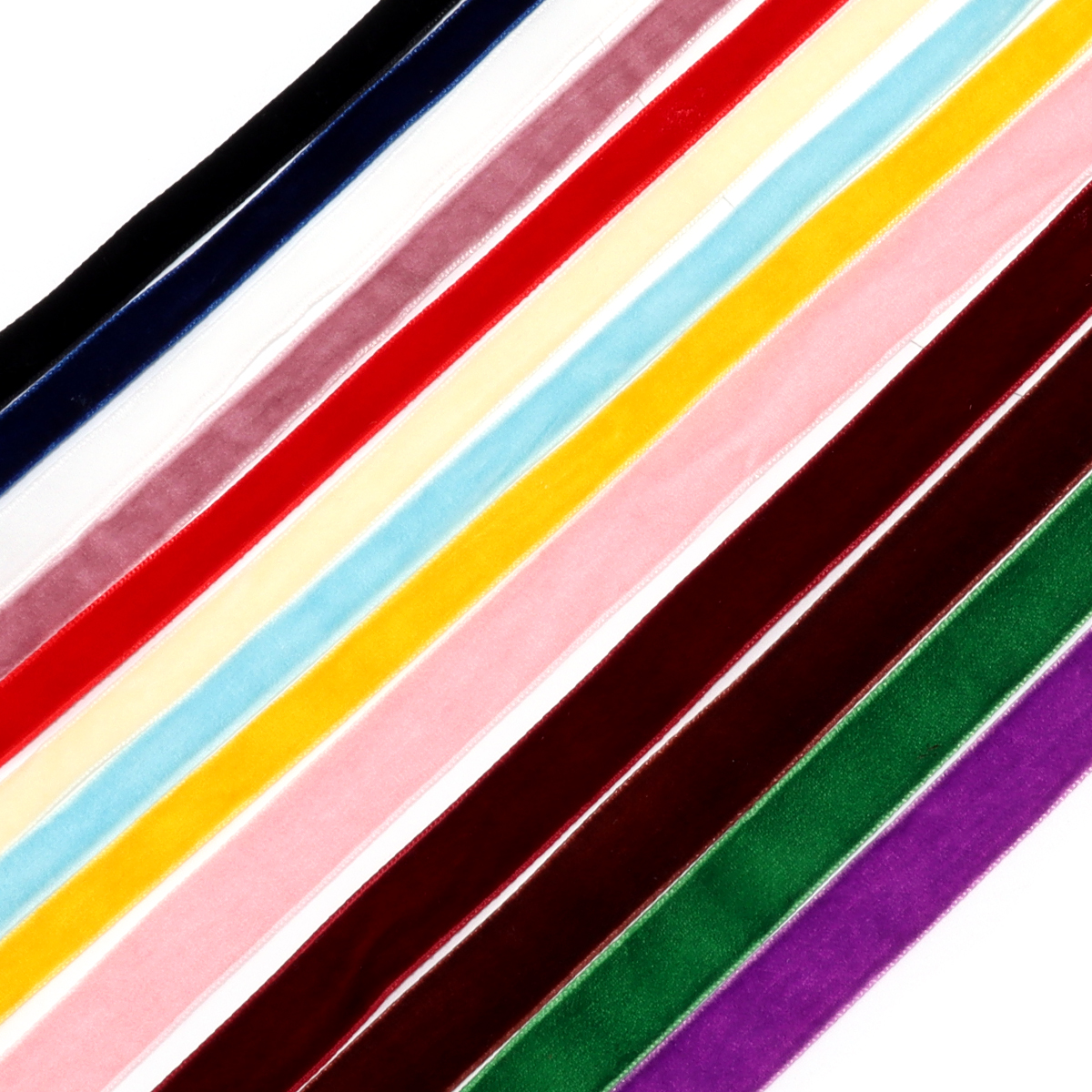 (10Yards/roll) Velvet Ribbon C - Velvet Ribbon Roll บทวิจารณ์และราคา
