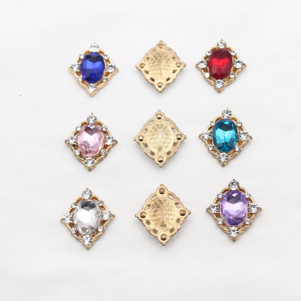 10Pcs Vintage Crystal Sew on C - Embellish Craft บทวิจารณ์และราคา