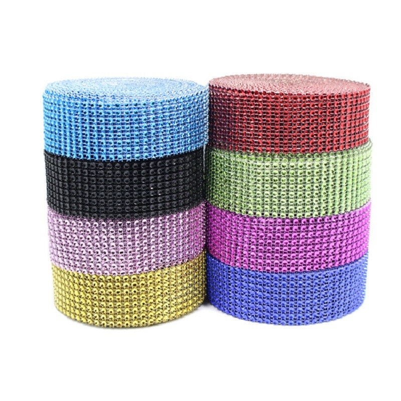 2Yard 4CM Gold Silver DIY Diam - Crystal Mesh Fabric บทวิจารณ์และราคา