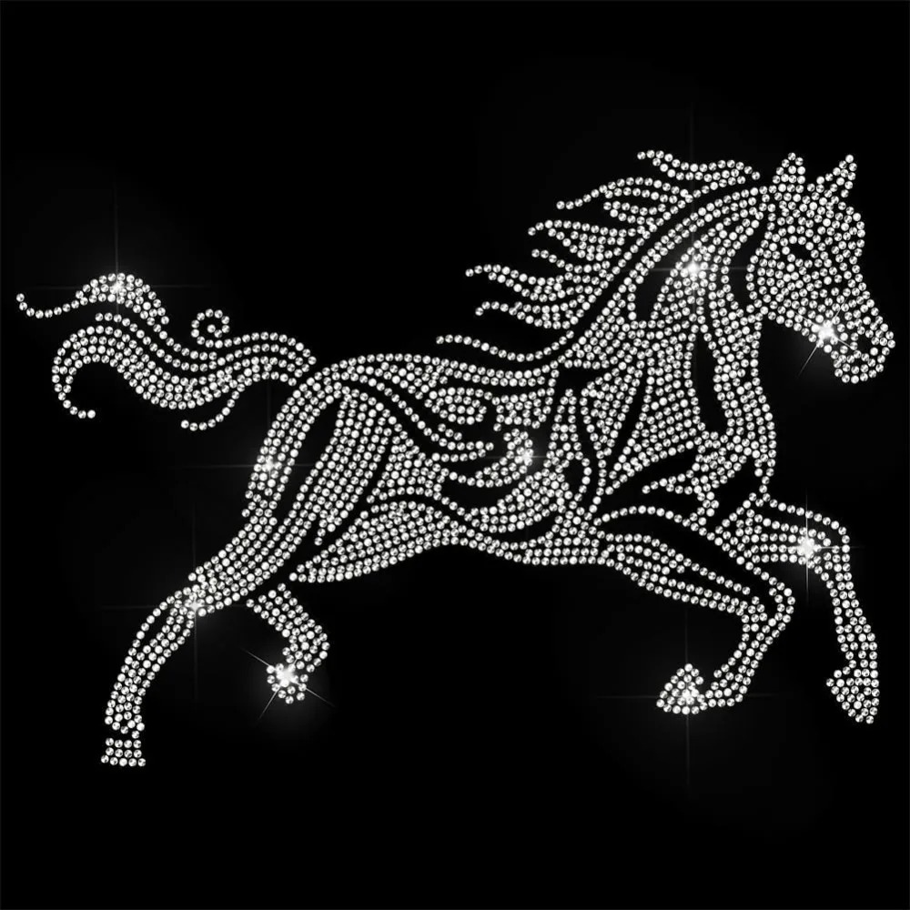 White Rhinestone Iron on Trans - Hotfix Rhinestone Sheet บทวิจารณ์และราคา
