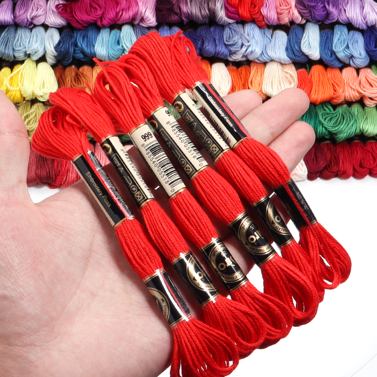 6Pcs/Lot Multicolor Polyester  - Embroidery Embellishments บทวิจารณ์และราคา