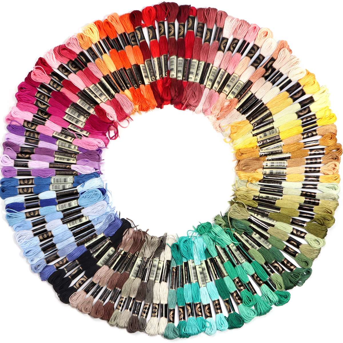 6Pcs/Lot Multicolor Polyester  - Embroidery Embellishments บทวิจารณ์และราคา
