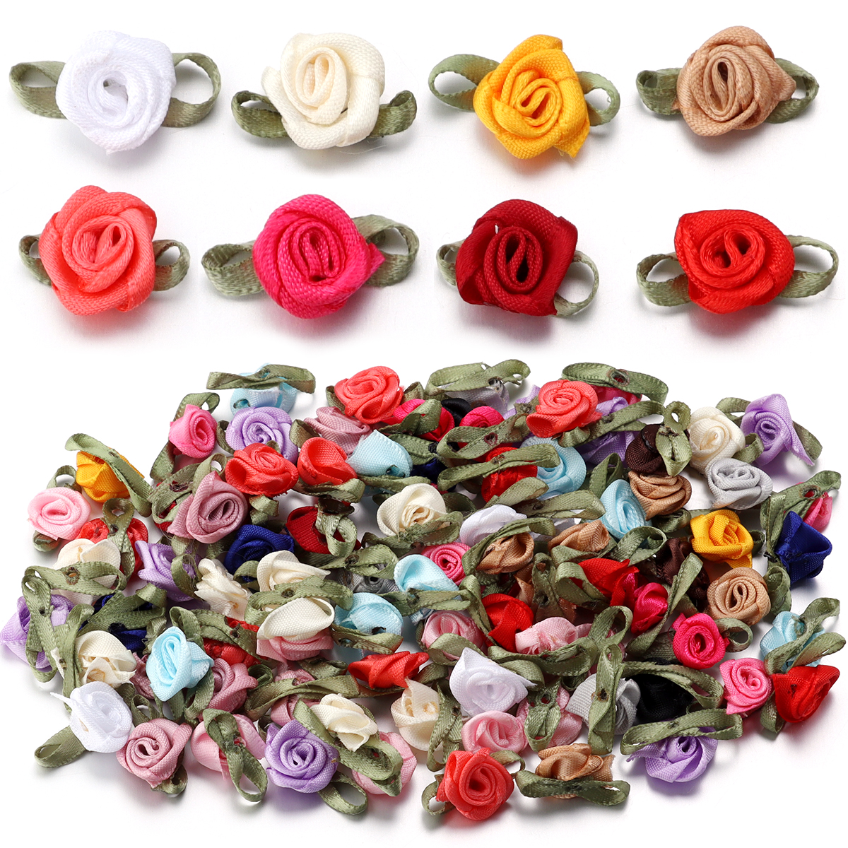 50Pcs 1.5x2.5cm 18 Colors For  - Embellishment Crafts บทวิจารณ์และราคา