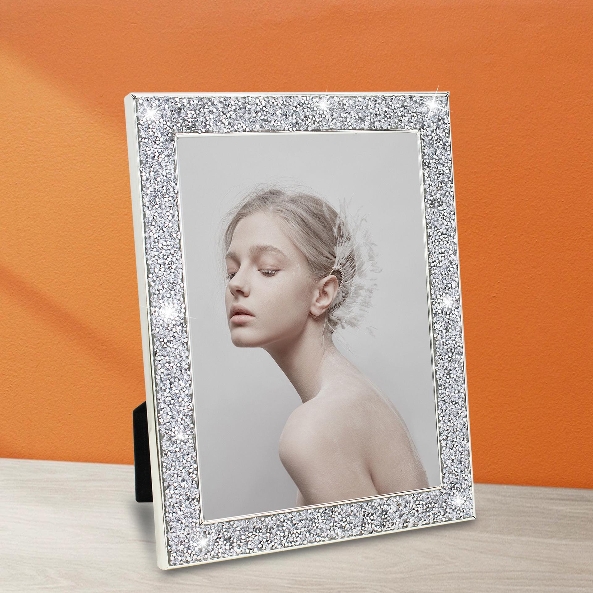 7-Inch Metallic Plated Picture - Sequin Fabric Panel บทวิจารณ์และราคา