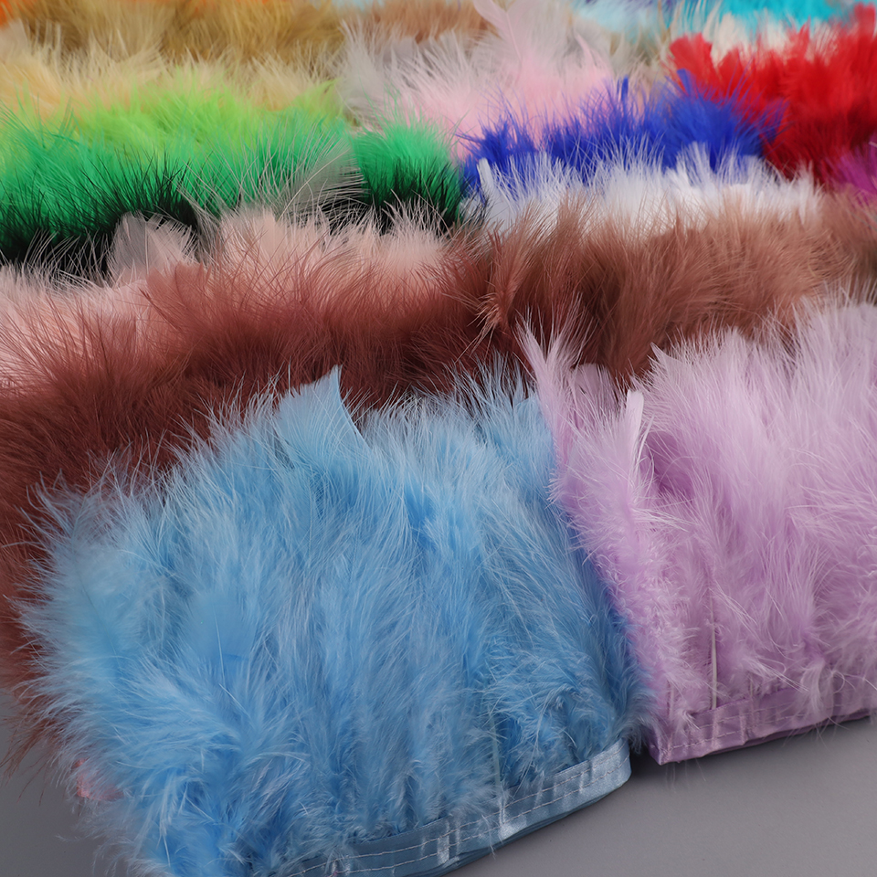 10-15cm Turkey Feathers Trim F - Feather Trim Marabou บทวิจารณ์และราคา