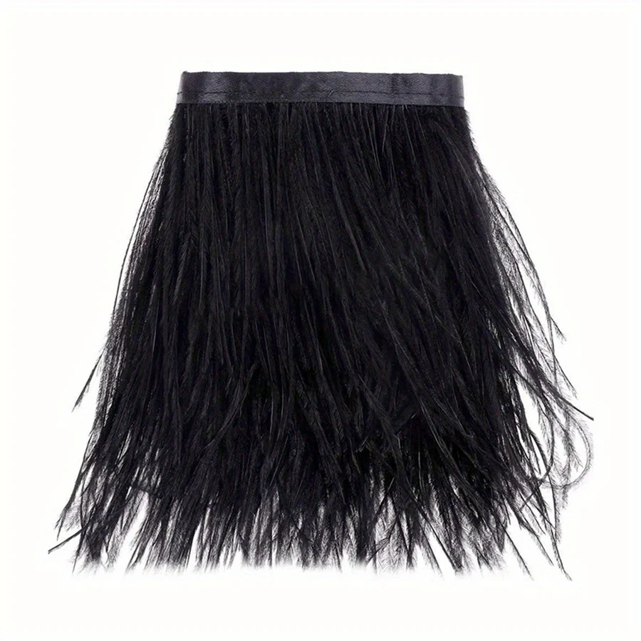 1/10M Natural Plume Black Ostr - Feather Trim Marabou บทวิจารณ์และราคา