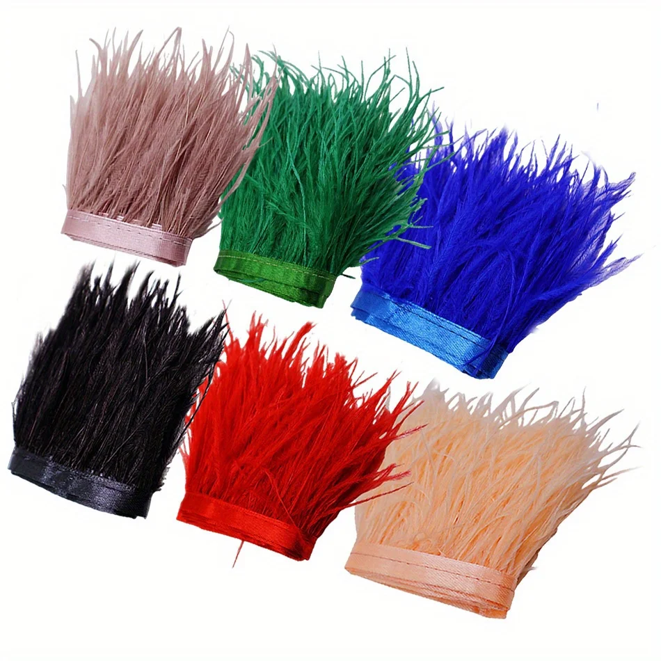 1/10M Natural Plume Black Ostr - Feather Trim Marabou บทวิจารณ์และราคา