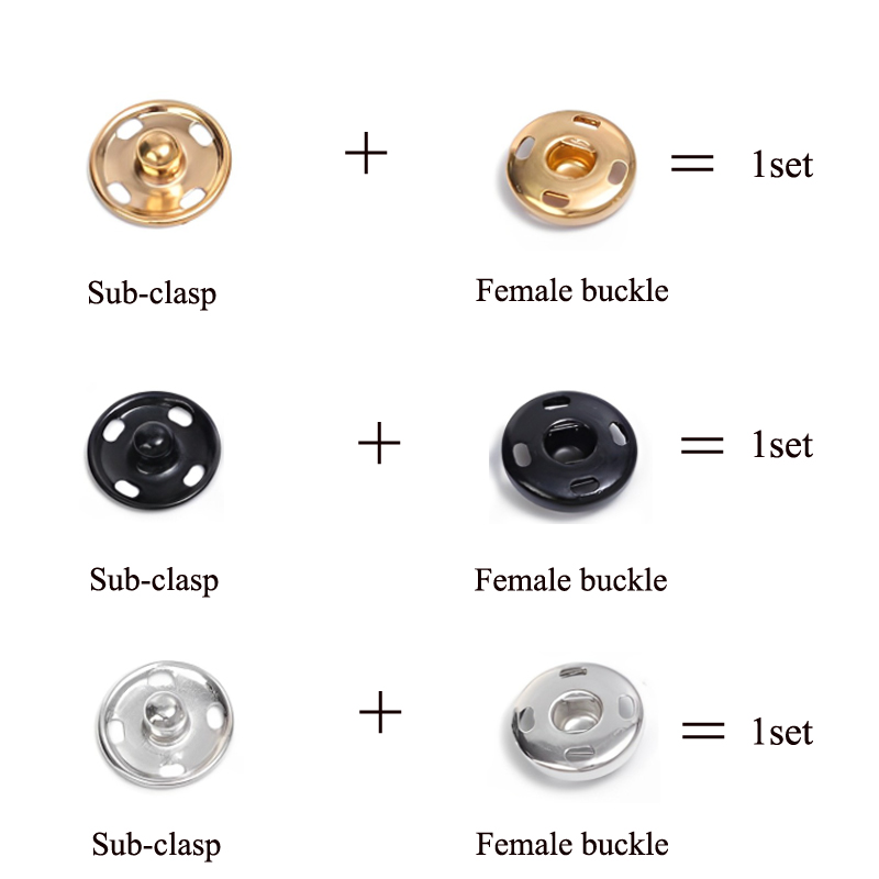 10/50 Set 8-10mm Metal Sew-on  - Iron On Stud Set บทวิจารณ์และราคา