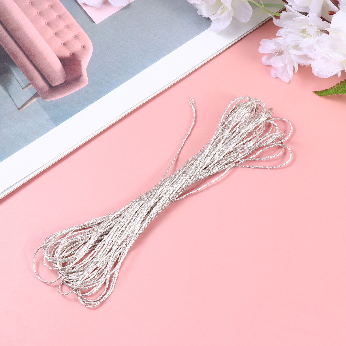 12Pcs Metallic Sewing Thread S - Embroidery Craft บทวิจารณ์และราคา