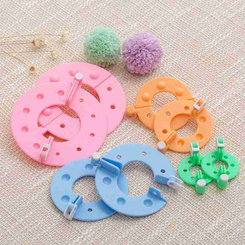8Pcs 4 Sizes Plastic Pompom Ma - Pom Pom Maker Tool บทวิจารณ์และราคา