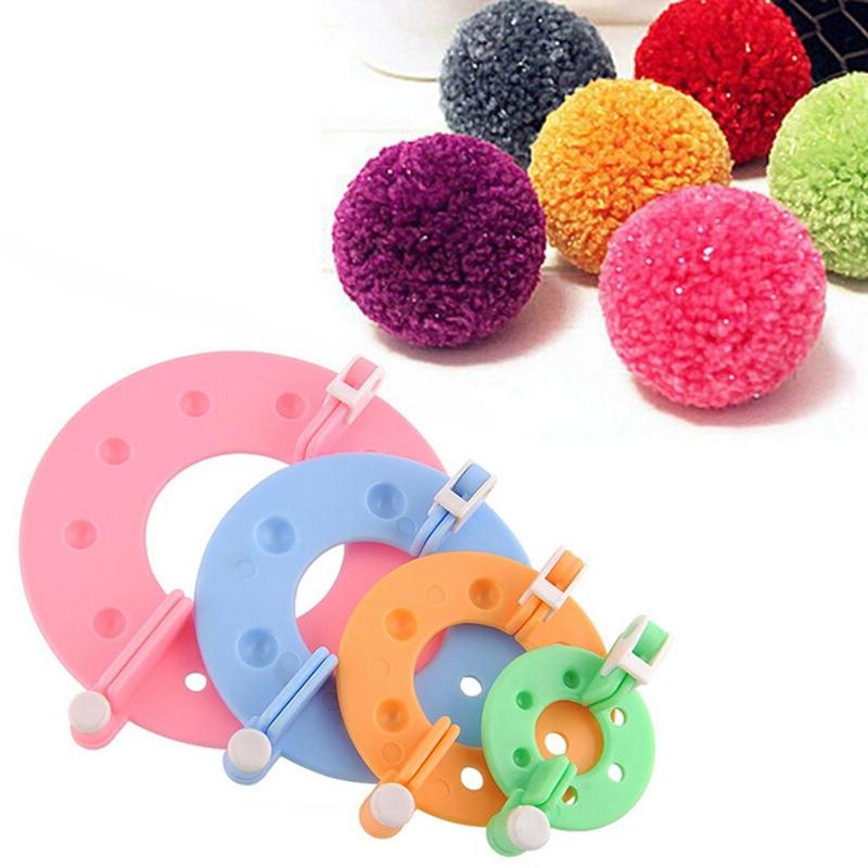 8Pcs 4 Sizes Plastic Pompom Ma - Pom Pom Maker Tool บทวิจารณ์และราคา