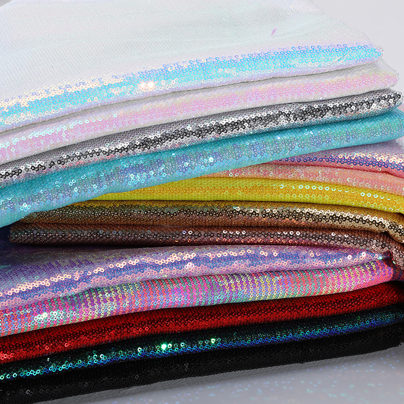 Dense Sequin Glitter Fabric fo - Sequin Fabric Panel บทวิจารณ์และราคา