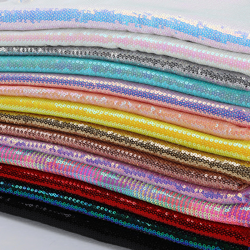 Dense Sequin Glitter Fabric fo - Sequin Fabric Panel บทวิจารณ์และราคา