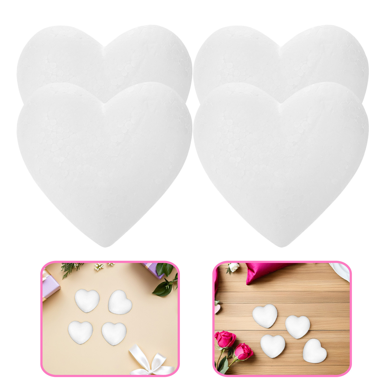 20Pcs Blank Heart Foam Balls L - Embellish Craft บทวิจารณ์และราคา